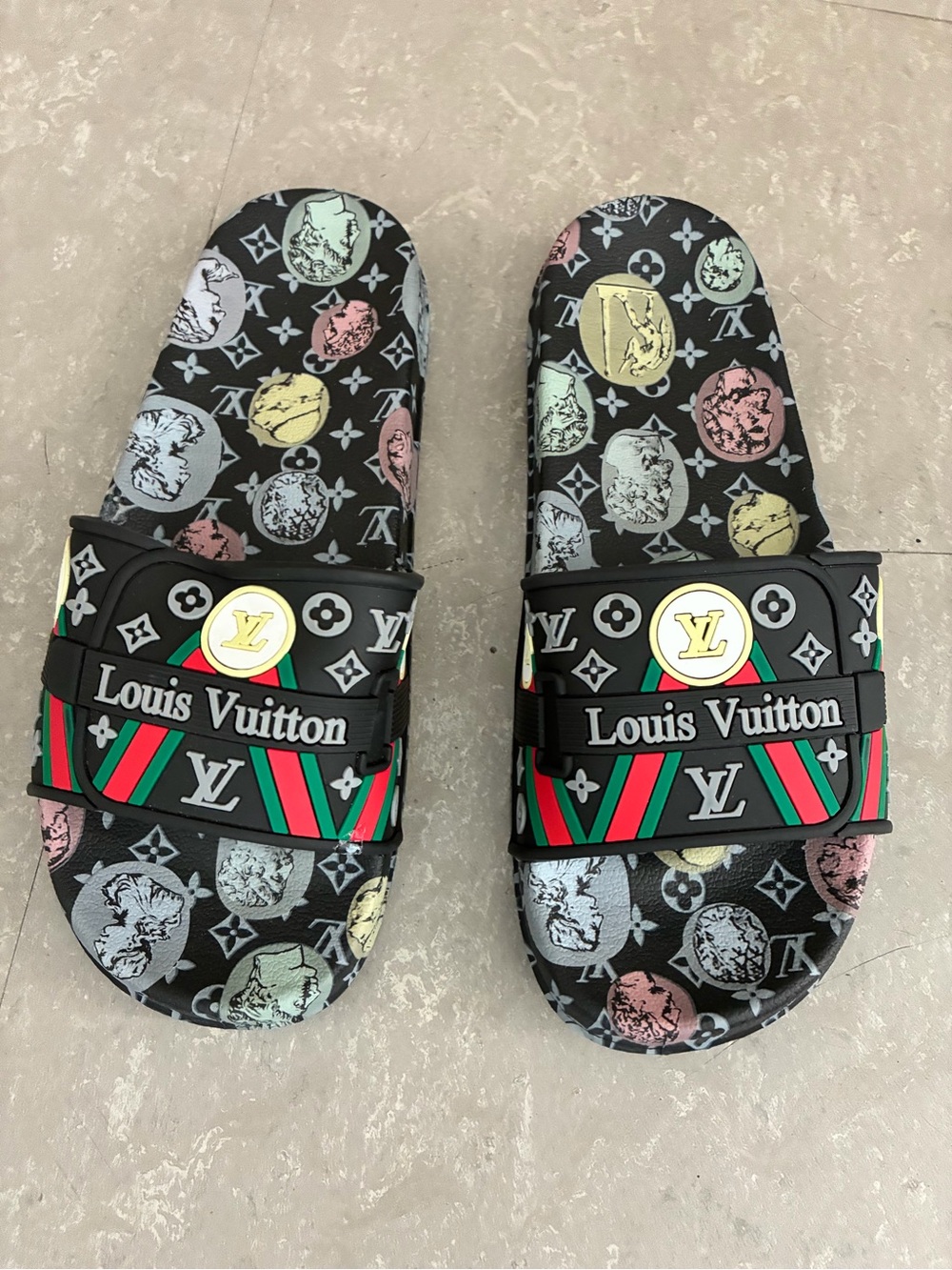 New Womens Luxury Slides Sandals Shoes Size 8